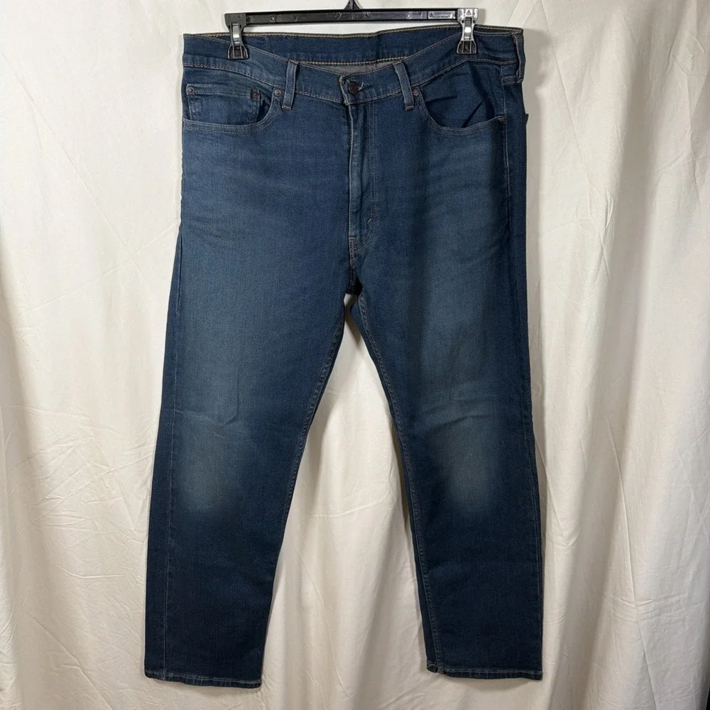 Levis 505 Jeans Mens‎ 38x32 Blue Regular Fit Straight Leg Denim
